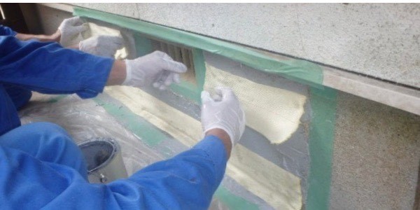 防水：基礎クラック補修03